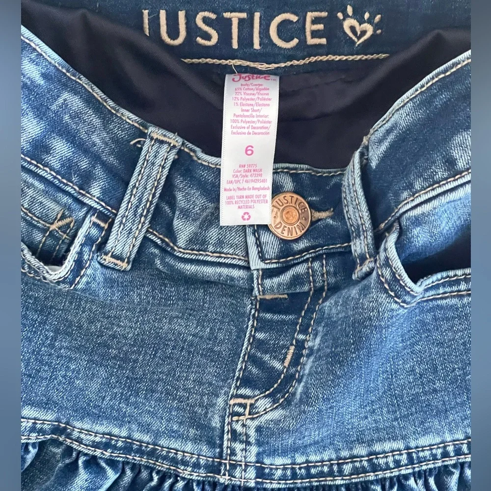 Justice girls denim